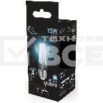 Лампа cветодиодная Gauss Filament А60 15W 1450lm 4100К Е27 LED 1/10/40, фото5