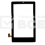 Сенсорное стекло (тачскрин) для Acer Iconia One 7 B1-740, черное, фото4