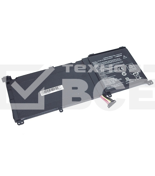 Аккумуляторная батарея для ноутбука Asus ZenBook Pro UX501VW 15.2V 60Wh OEM черный