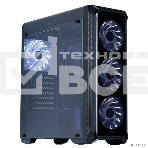 Компьютерный корпус Zalman i3 edge черный без БП ATX 3x120mm 2xUSB2.0 1xUSB3.0 audio bott PSU, фото4