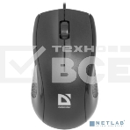 Мышь проводная Defender Optimum MB-160 черный, 1000 dpi, USB, кнопки - 3, фото2