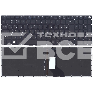 Клавиатура для ноутбука Acer Aspire E5-573 /Nitro VN7-572G VN7-592G черная с подсветкой