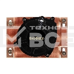 Кулер для процессора ExeGate ESNK-P0062AP4v2.PWM.1U.SP3.Cu медный, 80 мм, медь, 6300 об/мин, 63 дБ, 4 pin, 165 Вт, 27 мм, фото3