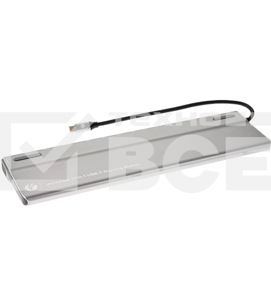 Адаптер VCOM TypeC -->3*USB3.0+2*USB2.0+VGA+RJ45+SD+TF+AUD+HDMI+DP+2*USB3.1 Data+PD<CU4703>