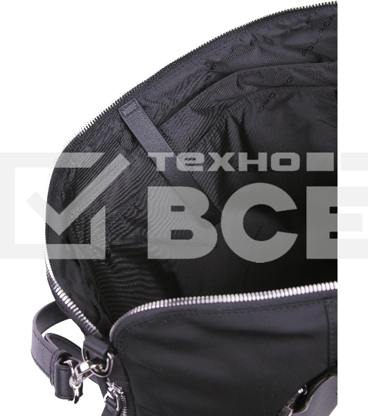 Деловая сумка женская Piquadro Lyra CA4021W92T/N с отделением для ноутбука черный ткань/натур.кожа