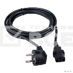 Кабель питания Гарнизон GPC-186-0.75-3M, Schuko- C13, 3x0.75мм2, 10А, CCA, с заземлением, 3м, черный, пакет, фото5