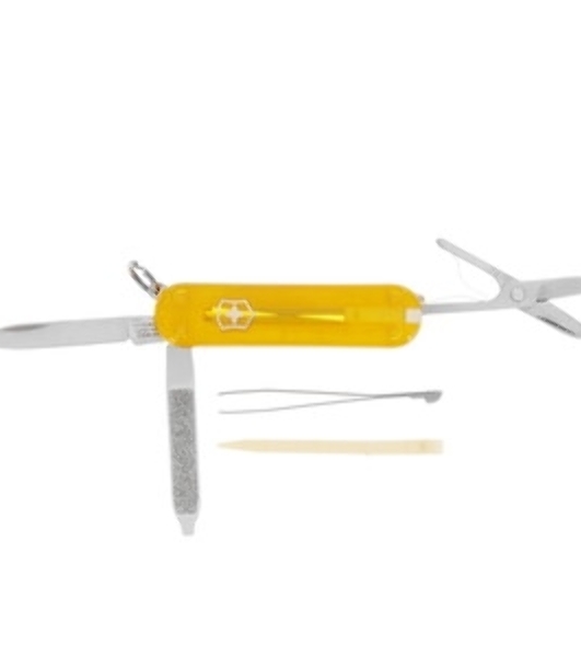 Нож перочинный Victorinox Classic Tuscan Sun (0.6223.T81G) 58мм 7 функций карт.коробка