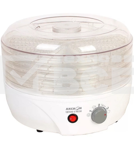Сушка для фруктов и овощей Аксион Т 33 5под. 190Вт белый