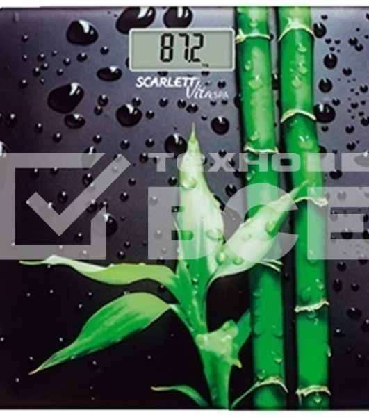 Электронные напольные весы Scarlett SC - BS33E051 (бамбук)