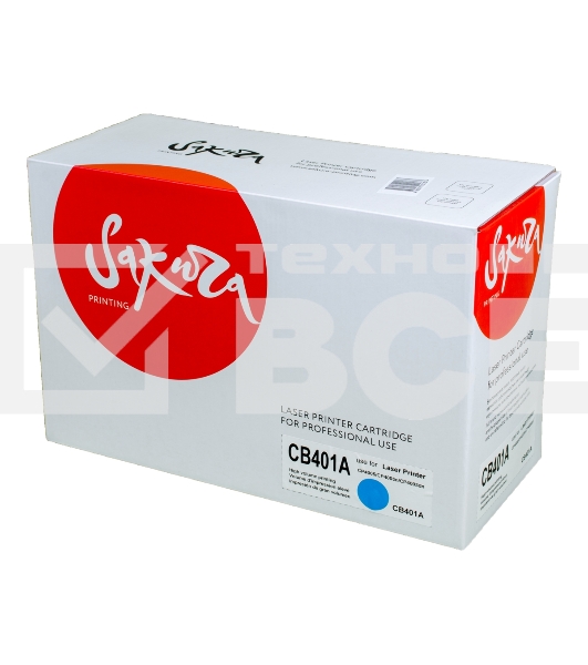 Картридж лазерный Sakura CB401A для HPColor LaserJet CP4005/CP4005n/CP4005dn, синий, 7500 к.