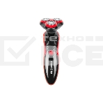 Бритва Centek CT-2168 (красн) ротор 3D, +ВЛАЖНОЕ БРИТЬЁ, 3 плав.головки, 2-ные лезвия, до 50 мин раб, фото6