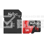 Флеш-накопитель NeTac Карта памяти Netac MicroSD card P500 Extreme Pro 16GB, retail version w/SD adapter, фото6