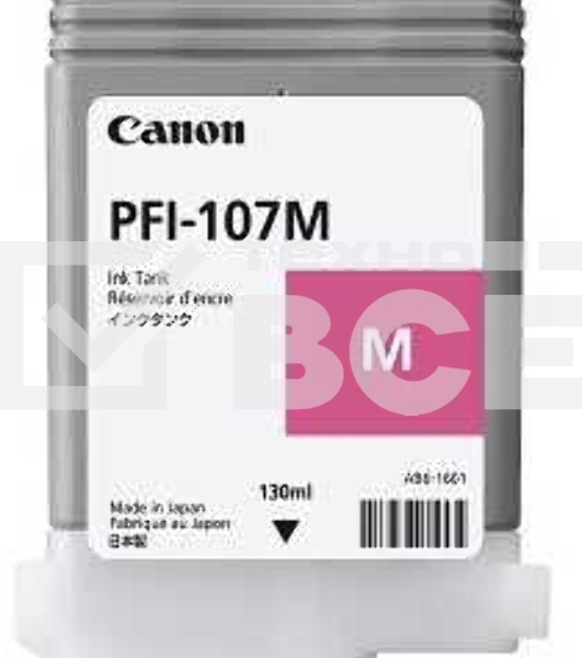 Картридж струйный Canon PFI-107M (6707B001) пурпурный (130 мл) для Canon iP F680/685/780/785