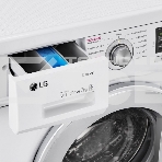 Стиральная машина LG F1296HDS1 белый, загрузка фронтальная 7 кг, 1200 об/мин., класс: А, фото4