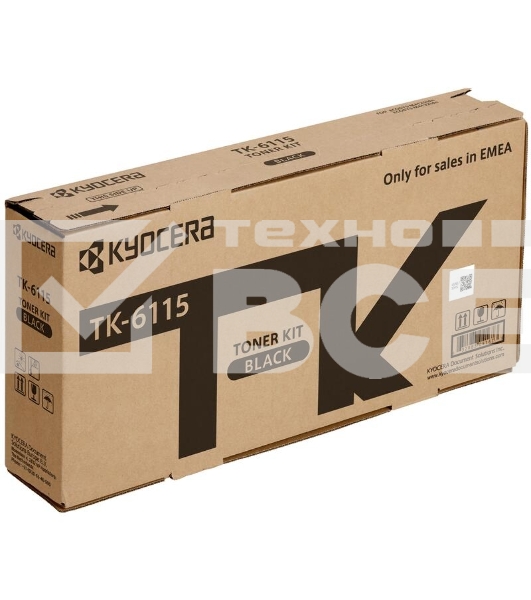 Картридж лазерный Kyocera TK-6115 (1T02P10NL0) черный для M4125idn/M4132idn 15000 стр.