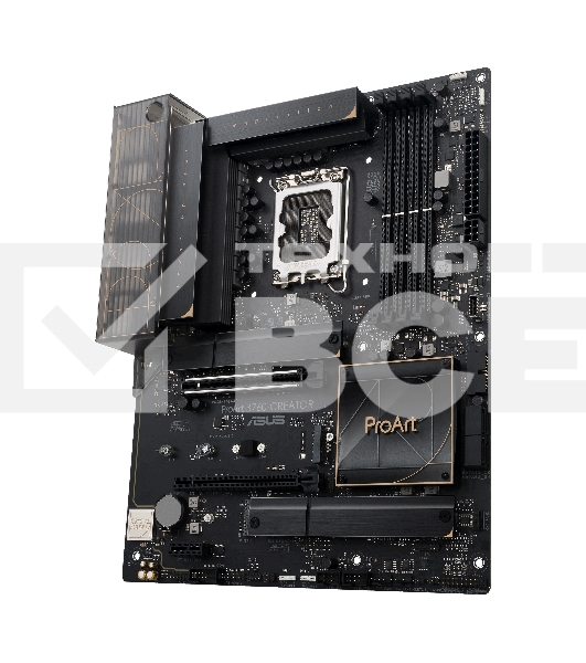Материнская плата ASUS ProArt B760-CREATOR, LGA 1700, Intel B760, 4xDDR5, 4xSATA, 3xM.2, 1xPCIe 4.0 x4, 1xPCIe 5.0 x16, 2x 2.5Gb LAN, 1xUSB-C 3.2 Gen 2, 2xUSB-A 3.2 Gen 2, 3xUSB-A 3.2 Gen 1, 5x3.5 мм, 7.1, ATX
