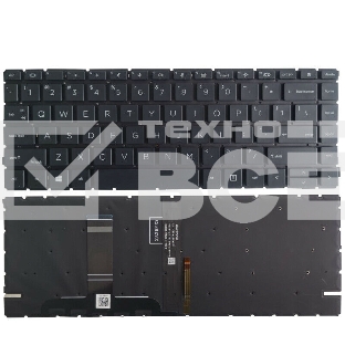 Клавиатура для ноутбука HP Probook 440 445 G8 черная с подсветкой