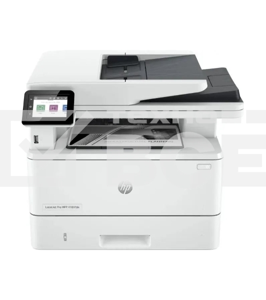 МФУ лазерный HP LaserJet Pro 4103fdn (2Z628A), A4, ч/б, печ. до 40 стр/мин., скан. до 29 стр/мин. (ч/б) 20 стр/мин. (цвет), 1200 x 1200 dpi, USB, RJ-45, Air Print, Mopria