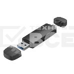 Картридер Vention USB 3.0 A+C (SD+TF) Черный, фото7