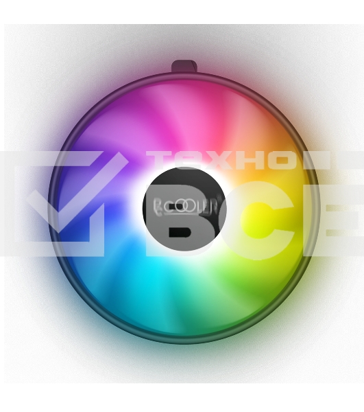 Кулер PCCooler E126M PRO S775/115X/AM2/2+/AM3/3+/AM4/FM1/FM2/2+ (48 шт/кор, TDP 92W, вент-р 120мм с PWM, FIXED COLOR FAN, 1000-1800RPM, 29.8dBa) Retail Color Box