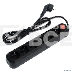 Сетевой фильтр 5bites SP6B-318 6S, 3*1.5 мм2, 16A, ABS, 1.8M, черный, фото4