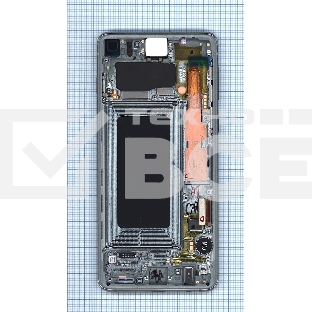 Дисплей для Samsung Galaxy S10 SM-G973F/DS зеленый