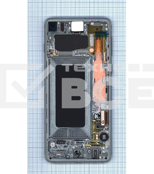 Дисплей для Samsung Galaxy S10 SM-G973F/DS зеленый