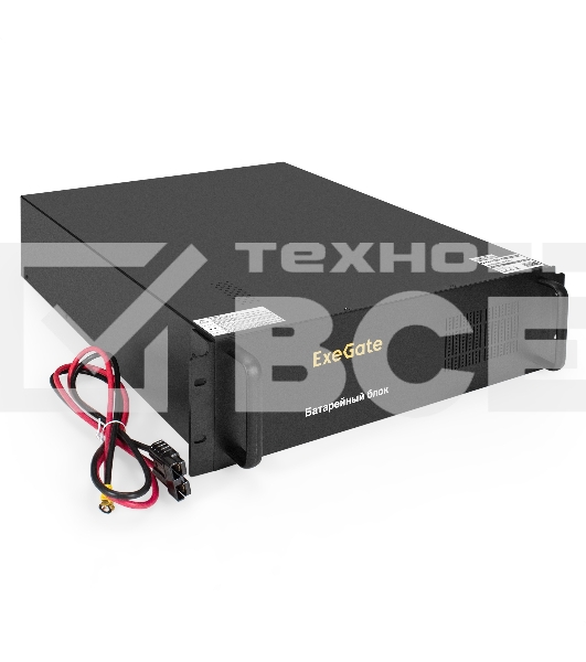 Батарейный блок ExeGate PowerExpert BX-3U.240V.20S7Ah для ULS-575-6kVA/ULS-575-10kVA <встроенные батареи 12V 7.2Ah - 20шт, Rackmount 3U, металлический корпус, Black>