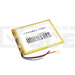 Аккумулятор Li-Pol (батарея) 2*60*80мм 3pin 3.7V/1700mAh
