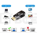 Переходник аудио-видео Premier 5-983AC HDMI (m)/VGA (f)/Jack 3.5 (f) белый, фото10
