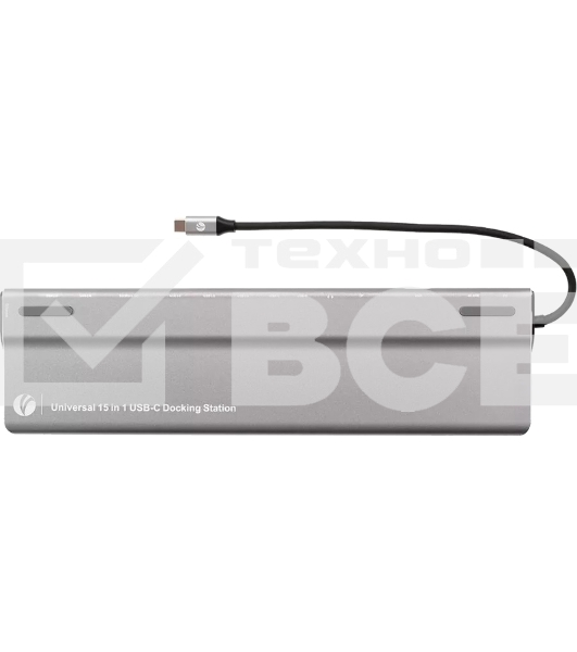 Адаптер VCOM TypeC -->3*USB3.0+2*USB2.0+VGA+RJ45+SD+TF+AUD+HDMI+DP+2*USB3.1 Data+PD<CU4703>