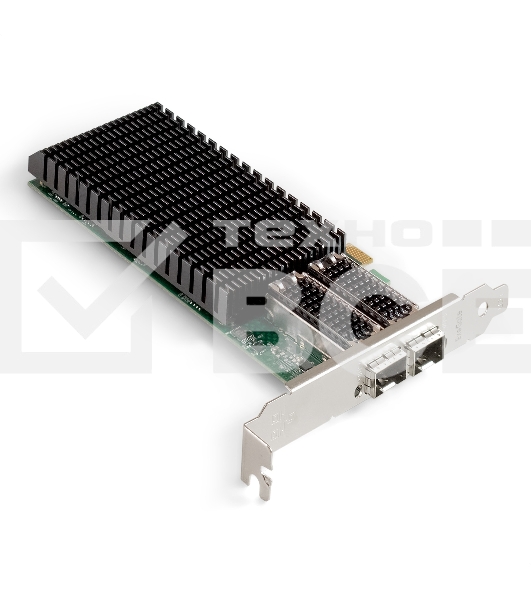 Сетевой адаптер ExeGate EXE-MCX4-2SFP28 (PCI-E x8 v.3, порты 2x SFP28, Dual 25/10/1Gb/s, RDMA NIC Chipset Mellanox ConnectX-4)