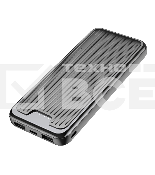 Портативный аккумулятор Gembird GPB-10, 10000мА·ч, 2A, черный