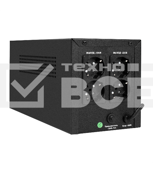 Источник бесперебойного питания ExeGate Smart LB-2200.LCD.AVR.4SH (2200VA/1300W, цветной LCD, AVR, 4*Schuko, батарея 12V 9Ah - 2 шт., металлический корпус, Black)