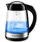 Чайник электрический BRAYER BR1012 2200 Вт, 1.7 л, высококач.стекло, подсвет, автоотключ при закипании, фото6