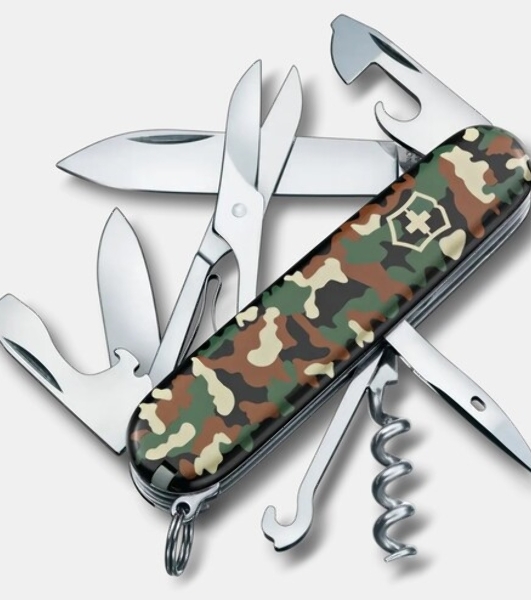 Нож перочинный Victorinox Climber (1.3703.94) 91мм 14функций камуфляж карт.коробка