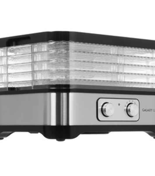 Сушилка для овощей и фруктов Galaxy Line GL 2639, черный с серебристым, с механическим управлением, 500 вт