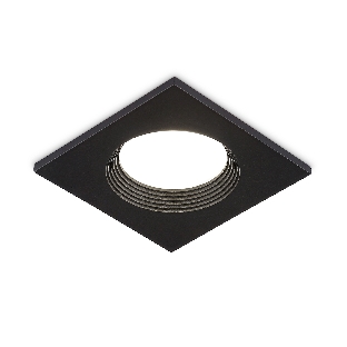 Встраиваемый точечный светильник Ambrella light TN102818 BK черный GU5.3 78*78*28