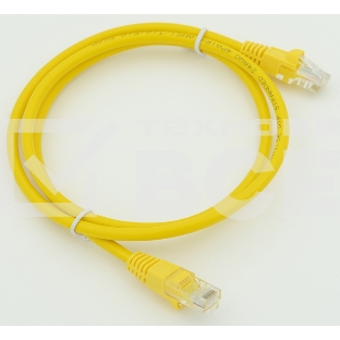 Сетевое оборудование Patchcord molded 5E Copper 1m Yellow
