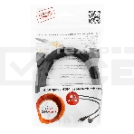 Кабель Cablexpert HDMI CC-HDMI490-15, 19M/19M, v2.0, медь, позол.разъемы, экран, угловой, 4.5м, черный, пакет, фото3