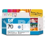 Картридж струйный HP №70 C9458A голубой для HP DJ Z2100/Z3100 (130мл), фото3