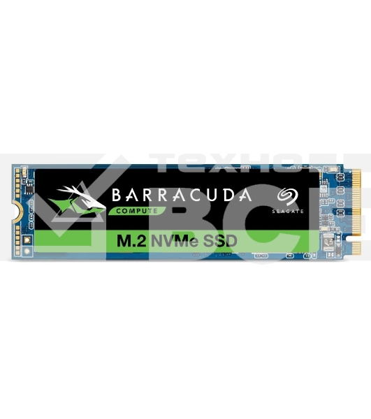 Накопитель SSD Seagate BarraCuda 510, 256Gb, PCIe 3.0 x4, M.2 2280, NVMe, R/W 3100/1050