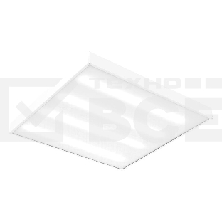 Светильник светодиодный Gauss MIR 595х595х50 35Вт 3500лм 4000К IP40 офисный встраив. накладной с рассеив. призма (аналог ЛВО)