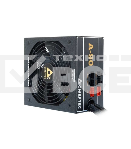 Блок питания Chieftec, GDP-750C, 750Вт, 140мм, модульный, черный