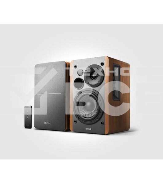Колонки Edifier R1280T Silver {Активные, 2 x 21W RMS, 75-18000Гц, дерево, пульт ДУ}