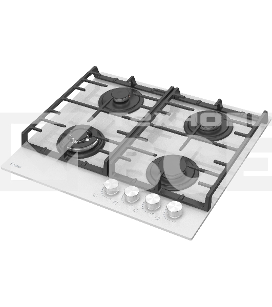 Газовая варочная панель Evelux HEG 650 WG