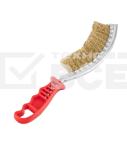 Щетка Matrix металлическая изогнутая, пластиковая ручка