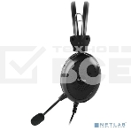 Наушники с микрофоном A4Tech HU-30 черный 2м накладные USB оголовье, фото5