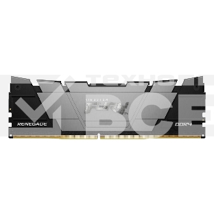 Оперативная память Kingston Fury Renegade, DDR4, 256 ГБ (8x32GB), 3200MHz, CL16, с радиатором, серый/черный