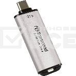Накопитель SSD Transcend USB-C 2TB TS2TESD300S ESD300 серебристый, фото2